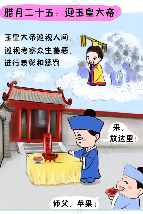 腊月二十五，迎玉皇大帝