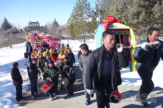 陕西榆阳区卧云山举行新春祈福纳祥庙会活动