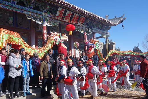 陕西榆阳区卧云山举行新春祈福纳祥庙会活动