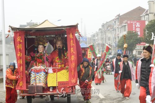 百年“大穿越” 汤溪古县再现“城隍出巡”