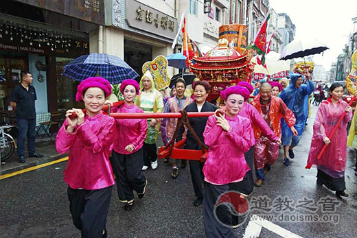 福建厦门朝宗宫隆重庆贺妈祖1056周年诞辰