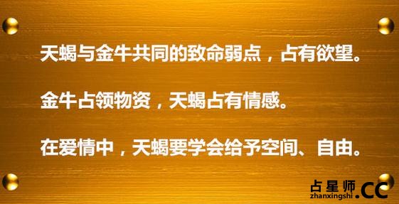 金牛与天蝎结合共建完满人生